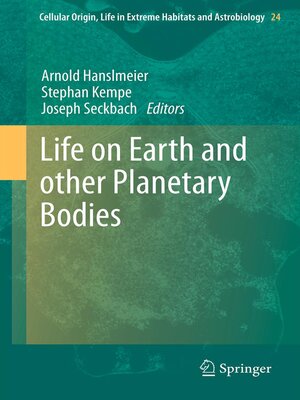 cover image of Life on Earth and other Planetary Bodies
